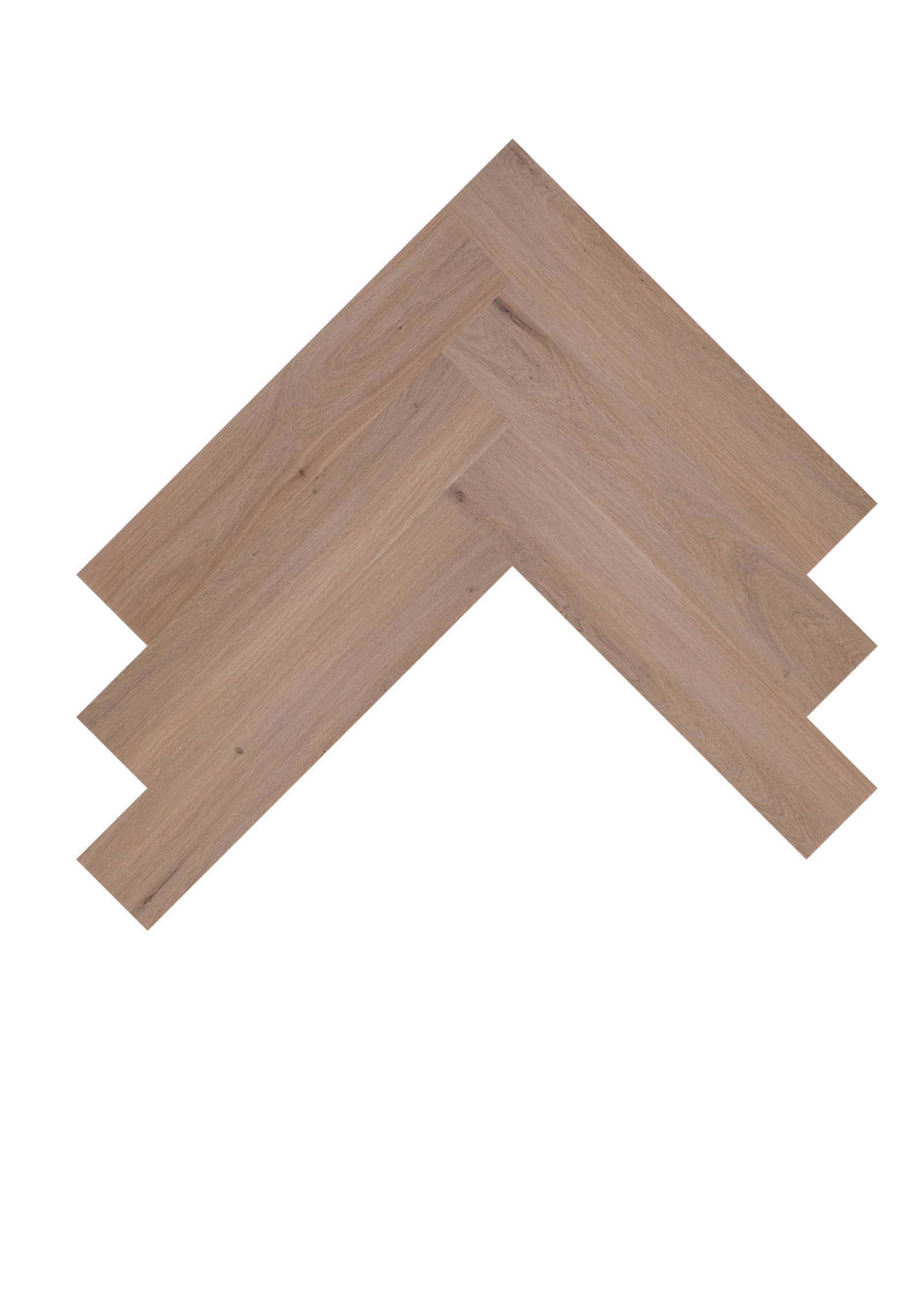 The Art of Living Premier visgraat - Plak PVC - Dark beige